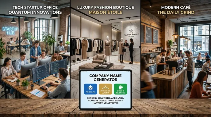 1000+ Company Name Ideas