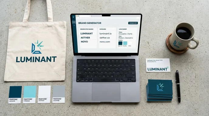 Brand Name to Logo Generator