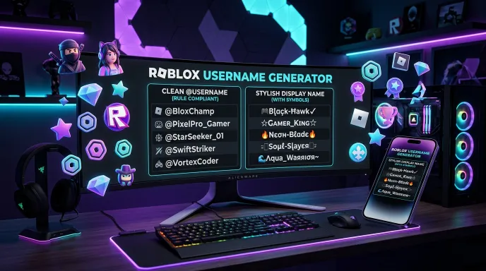 How to Use the Roblox Username Generator