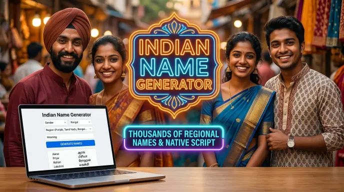 Home 5 Indian Name Generator