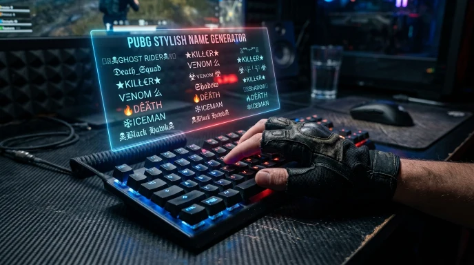 PUBG Name Generator - Free Stylish Names & Symbols