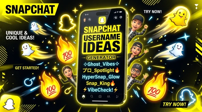 Snapchat Username Ideas & Generator – Unique Names