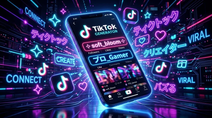 TikTok Username Generator – Aesthetic Name Ideas