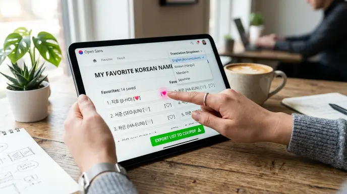 What Makes This Korean Name Generator Different