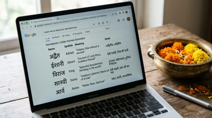 random indian name generator